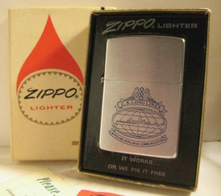 1976 Zippo C.  S.  Long Lines At&t Communication Cable Laying Ship (jg)