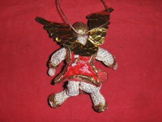 Vintage GERMANY KOESTEL WAX CHRISTMAS Angel Tree Ornaments Fairy Tale 3
