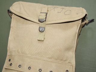 Us Army Ww2 Medic Khaki Kit Bag Exc Antique Vtg Medical Carry Pack Carrier Rare