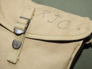 US Army WW2 MEDIC KHAKI KIT BAG EXC Antique Vtg Medical Carry Pack Carrier RARE 3