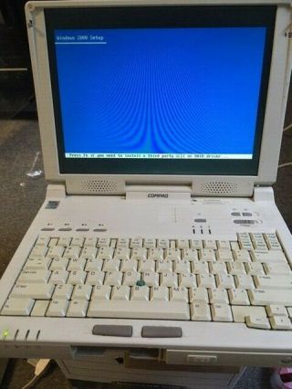 Compaq Armada Laptop 7790 Dmt 7790dmt Pentium Boots From Floppy And Cd Drive