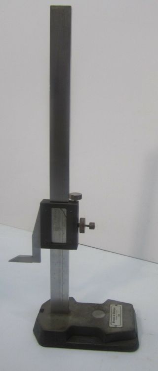 Vtg Brown & Sharpe Model 588 Machinists Measuring Tool Vernier Height Gauge 21 "