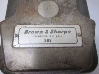 Vtg Brown & Sharpe Model 588 Machinists Measuring Tool Vernier Height Gauge 21 