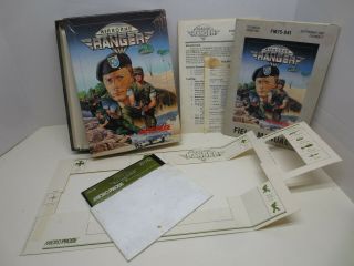 Vintage Airborne Ranger Floppy Game For Commodore 64 C64/128 Box Manuals