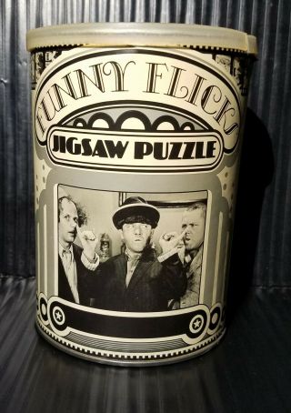 Vintage 1974 Jigsaw Puzzle Funny Flicks The Three Stooges,  Mo Larry & Curly