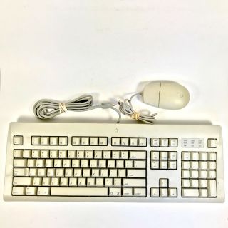 Vintage Apple Design Keyboard M2980 & Desktop Bus Mouse Ii M2706,  (, Parts)