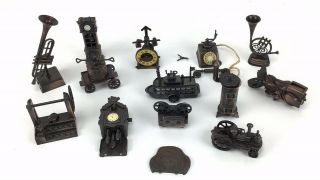 Vintage Miniature Die - Cast Metal Pencil Sharpeners