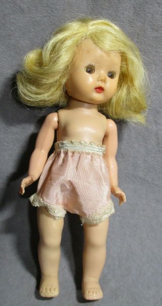 Vintage Nancy Ann Muffie Doll - Pretty Blonde Walker W/brown Eyes