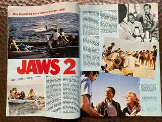 FILM REVIEW JANUARY 1979 SUPERMAN THE MOVIE,  CALENDAR & JAWS 2 FEATURED INSIDE 2