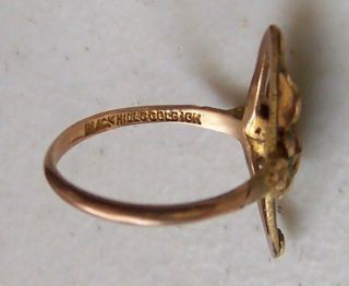 Vintage 10K Ladies Black Hills Gold Ring - Size 6 3/4 - 2.  1 Grams - Scrap? 2