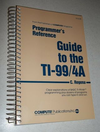 Ti - 99/4a 99/4 Book Programmer 
