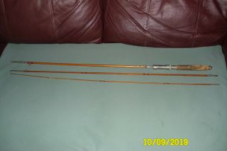 Vintage 3 Piece Bamboo Fly Fishing Rod