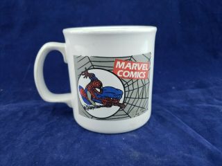 Marvel Comics Spiderman,  Ceramic Coffee Cup Mug,  Vintage Made In England 1988