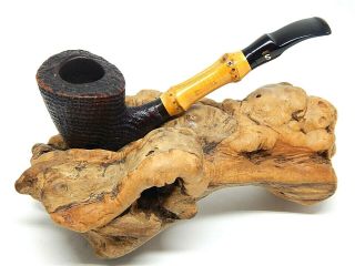 Stanwell Early Bamboo Ring Grain Blast Freehand By Mr.  Larsen