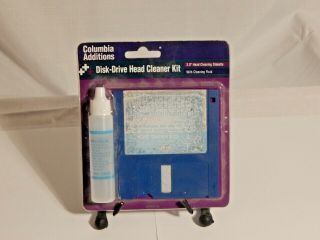 3.  5 " Floppy Disk Drive Head Cleaner Disk W/fluid Columbia Additions