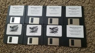 Vintage Apple Ii 3.  5 Floppy Disk Software Program Spectrum 2.  5.  3 Internet Suite
