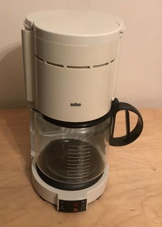 Vintage Braun 12 Cups Aromaster Type 4093 Coffee Maker Made In Germany