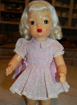 Vintage Terri Lee Doll Clothing Terri Lee 2 - Pc Organdy Shadow Print Party Dress