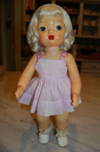 Vintage Terri Lee Doll Clothing TERRI LEE 2 - PC ORGANDY SHADOW PRINT PARTY DRESS 3