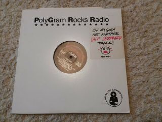 Def Leppard - Rocket Promo 12 " - 1987/polygram - Vintage - Joe Elliott - W/hype Sticker