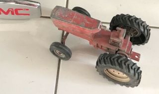 Vintage Ertl Red Toy Model Row Crop Tractor 415 Ih Or Farmall International