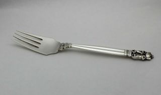 Georg Jensen Acorn Sterling Silver Salad Fork (s) - 6 5/8 " - No Monogram