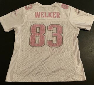 Wes Welker England Patriots Women’s Nfl Jersey - Size Large Pink