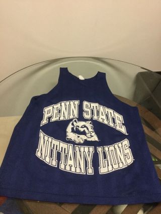 Vintage Penn State Nittany Lions Mesh Tank Top Shirt Jersey Large Cond