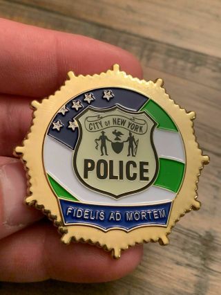 Rare Vintage Nypd Investigations Challenge Coin