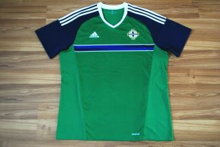 Northern Ireland Football Soccer Jersey 2015 - 2017 Home Shirt Adidas Size Xl Mens