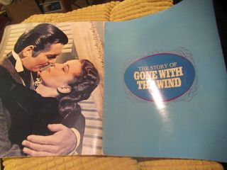 Gone With The Wind Film Brochure 1967 32 Pages Clark Gable Vivian Lee,  Ills