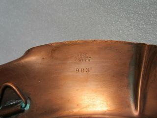 Vintage Buy - Alaska Copper Hand Hammered Arts & Crafts Heavy Tray 903 - 14” 2