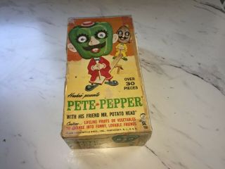 Vintage 1966 Hasbro Pete The Pepper & Mr.  Potato Head Toy