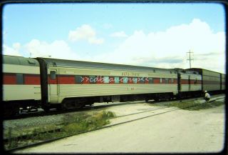 Osld Railroad Slide Auto Train 604 Coach 4/76