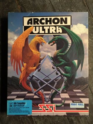 1993 Ssi Archon Ultra Boxed Complete 3.  5 Floppy Ibm Pc Nr