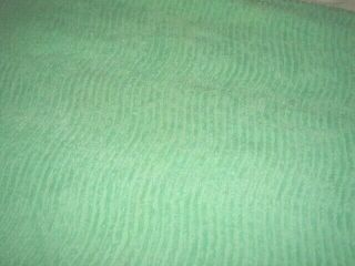 Vtg.  Cheille Bedspred,  Light Green,  98 X 80 W/3 " Fringe