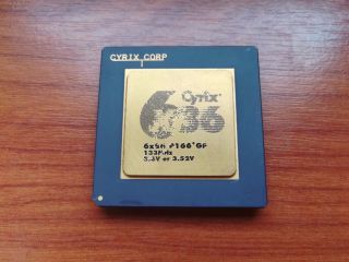 Cyrix 6x86 P166,  Gp,  133mhz,  Vintage Cpu Gold