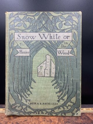 Vtg 1st Ed Snow White Or The House In The Wood 1900 Hardcover Rare Antique Book