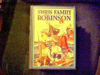 Swiss Family Robinson By Jd Wyss Hardcover Book Novel Fiction Literature