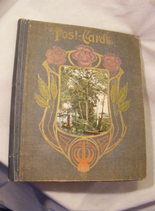 Decorative Old Post Card Book