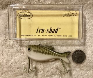 Fishing Lure Fred Arbogast Rare 5/8oz Tru Shad Tackle Box Crank Bait
