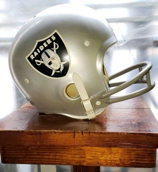 Vintage Rawlings Oakland Raiders Nfl Boys Helmet