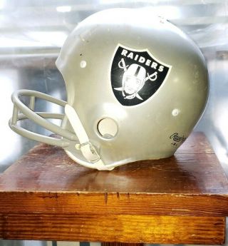 Vintage Rawlings Oakland Raiders NFL Boys Helmet 2