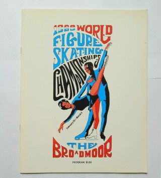 1969 World Figure Skating Championship At The Broadmoor Program