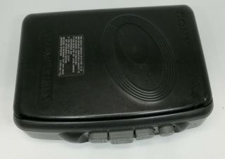 Sony Walkman Cassette Tape Player Mega Bass AM/FM Radio TV Tune VINTAGE 3