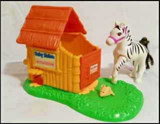 1993 Zoo Baby Zebra 1 Vintage Kenner Littlest Pet Shop Lps Playset