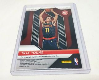 2018 - 19 Prizm Rookie Signatures Auto Prizms Choice Red TRAE YOUNG SSP RC AU 2