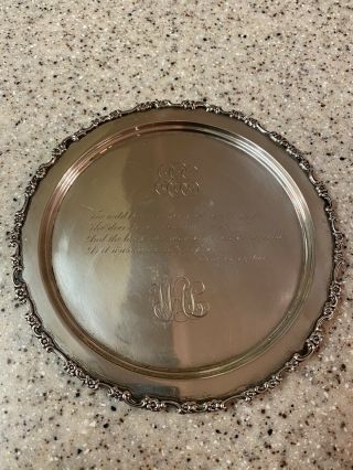 Vintage / Antique Tiffany & Co Makers.  925 Sterling Silver Plate Rare Artist
