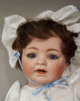 Antique 17 Inch German George Borgfeldt Bisque Head Baby Doll