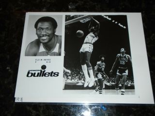July 25,  1979 - 10 X 8 Team Photo - Washington Bullets Elvin Hayes